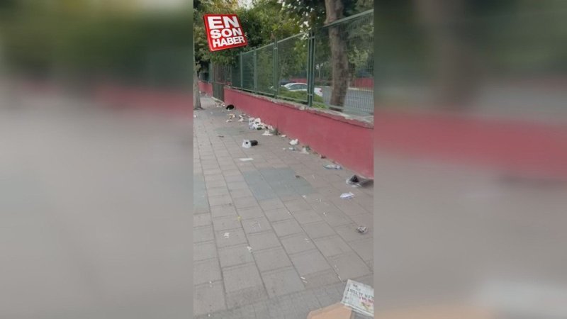 Atatürk Havalimanı girişinin içler acısı hali