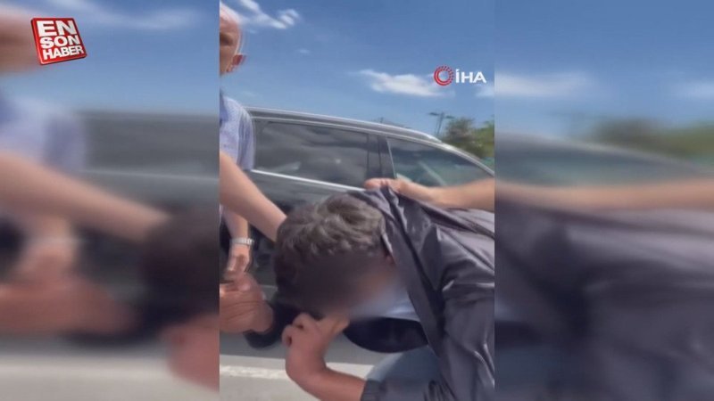 Fatih’te hamile kadını gasbeden şüpheliye meydan dayağı