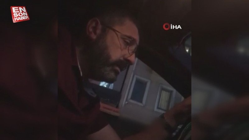 İstanbul’da müşterisine saldıran taksici kamerada