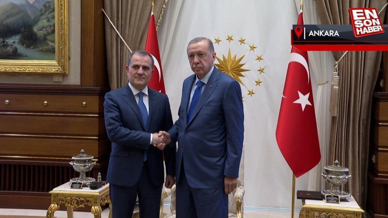 Cumhurbaşkanı Erdoğan, Azerbaycan Dışişleri Bakanı Bayramov'u kabul etti