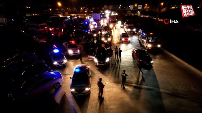 Esenyurt’ta 2 bin 112 polisin katılımıyla helikopter destekli dev asayiş uygulaması