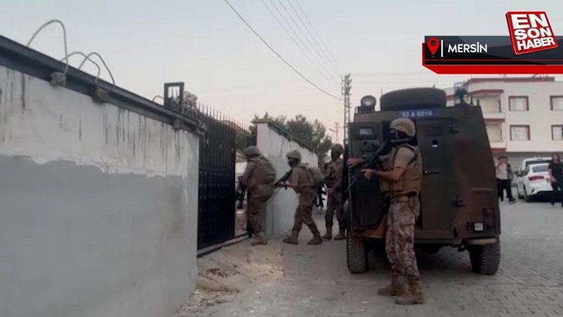 Mersin'de organize suç örgütüne operasyon