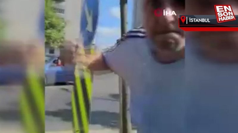 İstanbul'da doktorun dehşeti yaşadığı trafik kavgası kamerada