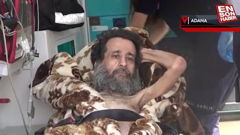 Adana'da çöp evde ölüme terk edilen adamı oğlu buldu