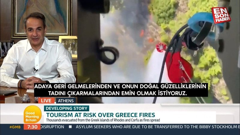 Miçotakis: Rodos'u terk edenlere bir hafta ücretsiz tatil vereceğiz