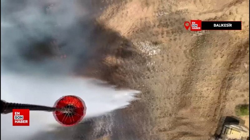 Balıkesir’de orman yangını