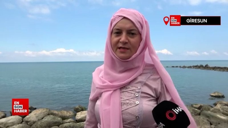 Giresun'da denizde akıntıya kapılan kadın, 7,5 saat sakin kaldığı sudan yüzerek çıktı