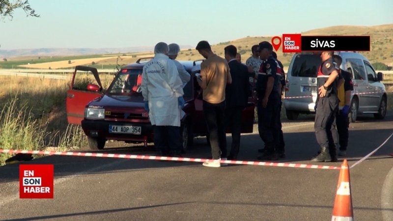 Sivas'ta araçta bulunan cesetlerin sırrı araştırılıyor