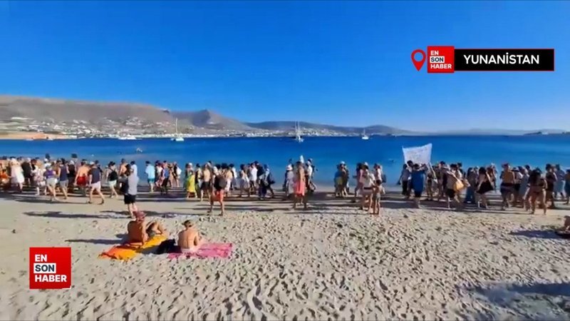 Yunan tatilciler, İngiliz turistler konusunda kızgın: Plajlarda yer bulamıyoruz