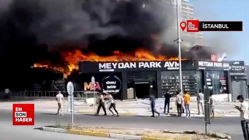 Avcılar'da iş yerinde çıkan yangın söndürüldü