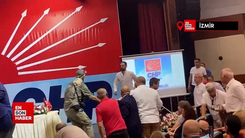 İzmir'de CHP kongresi karıştı