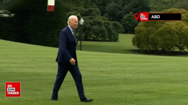 11 günlük tatilden dönen Biden, muhabirleri görmezden geldi