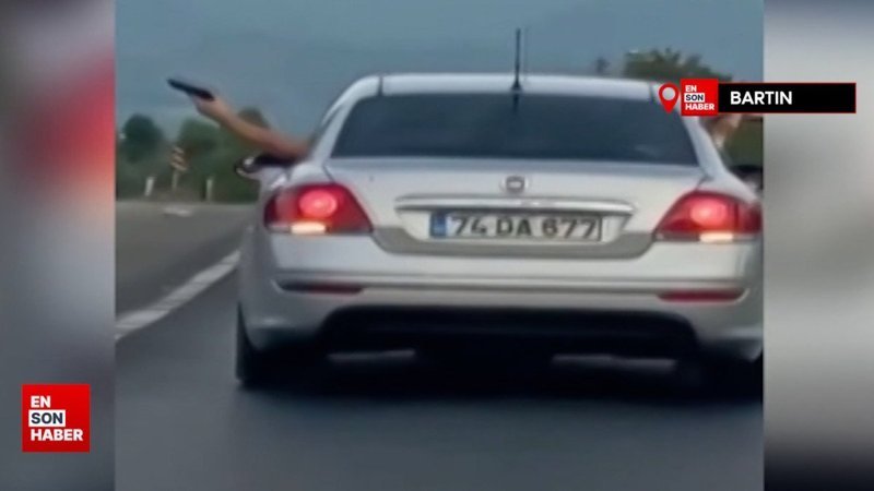 Bartın'da havaya ateş eden maganda yakalandı