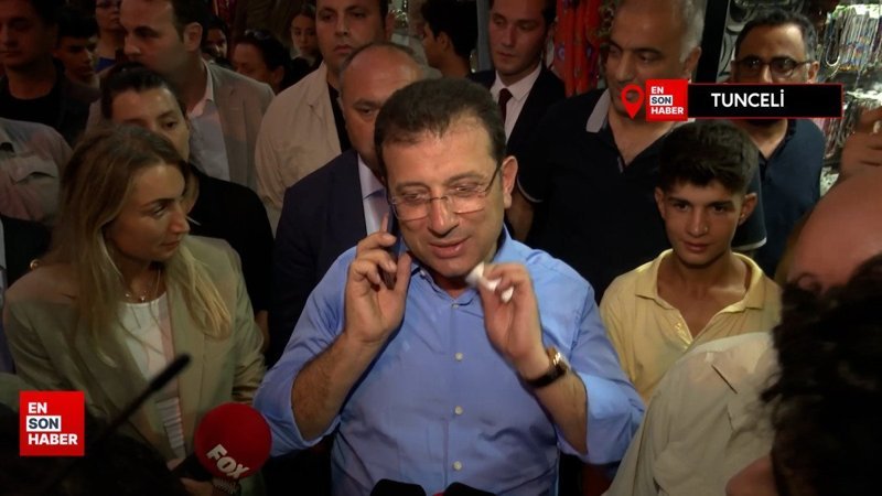 Ekrem İmamoğlu, Tunceli'den Kemal Kılıçdaroğlu'nu aradı