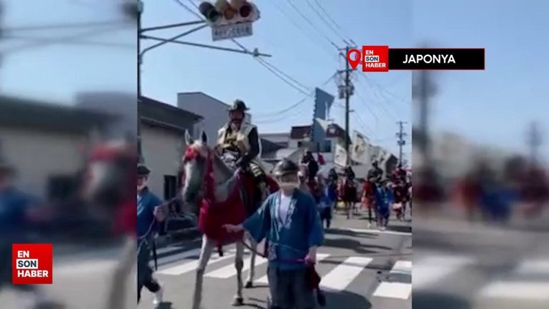 Japonya'daki samuray etkinliğinde 111 atı güneş çarptı