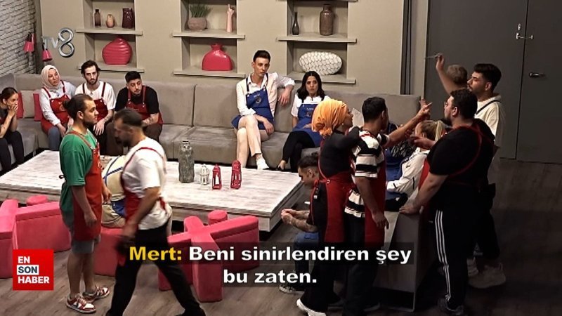 MasterChef'te Sergen'in sözleri Mert'i sinirlendirdi