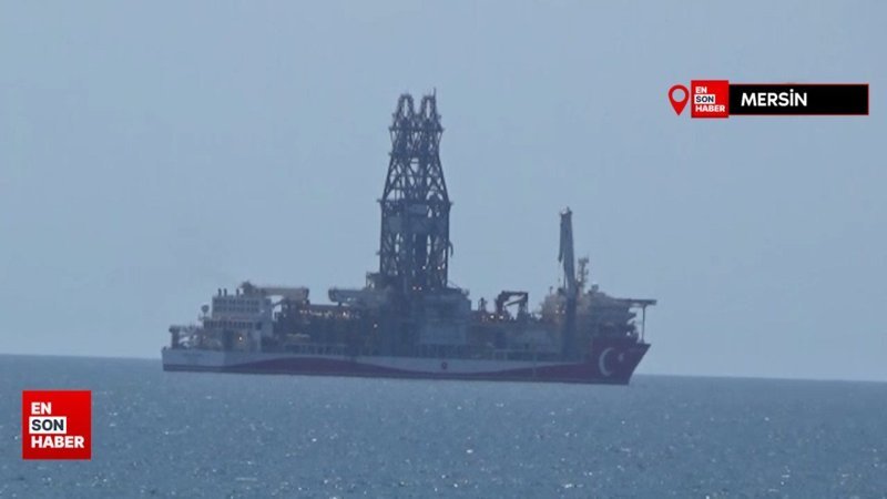 Abdülhamid Han sondaj gemisi yeni seferi için Mersin açıklarında bekliyor