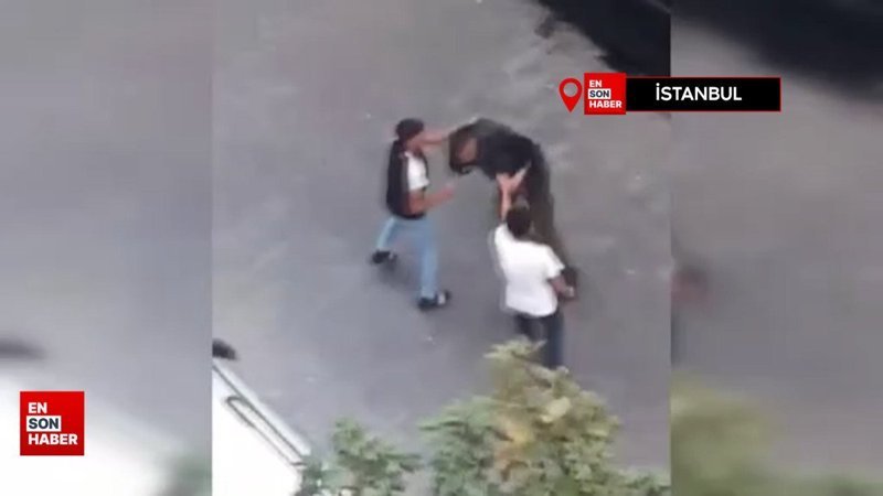 Bahçelievler’de gasp anı kamerada