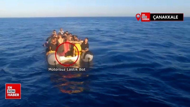 Çanakkale’de Yunan unsurlarının ölüme terk ettiği göçmenler kurtarıldı