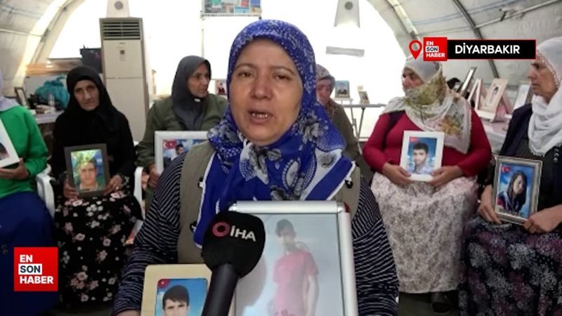 Evlat nöbetindeki anne: Oğlum, babası korucu olduğu için dağa kaçırıldı
