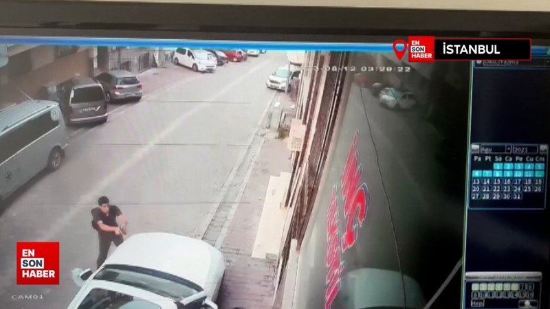 İstanbul'da bekçi hayalet ekran hırsızına geçit vermedi