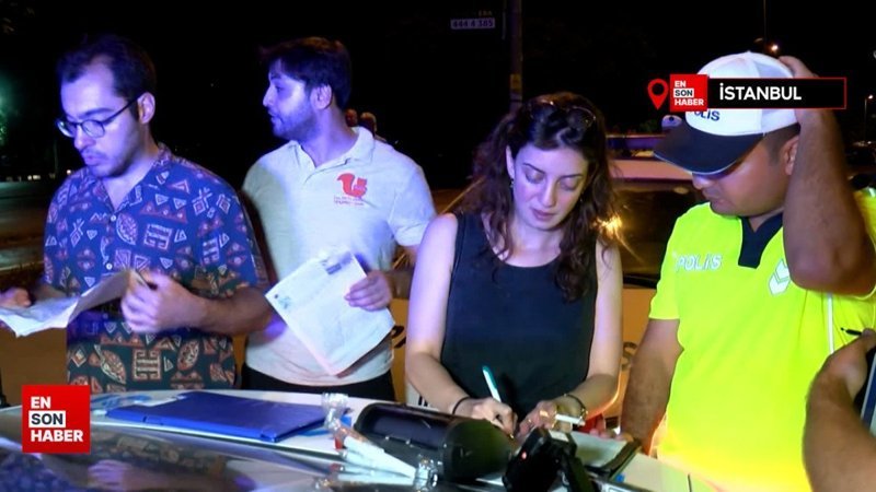 Kadıköy'de kazaya karışan sürücü 2.33 promil alkollü çıktı