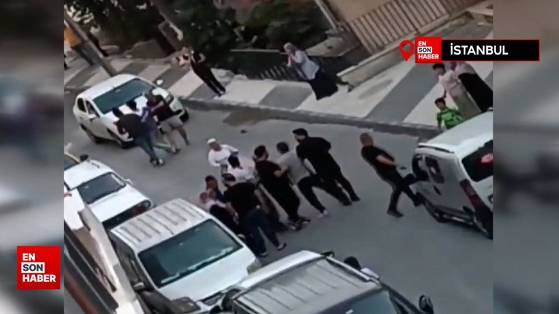 Arnavutköy’de çocukların kavgasına aileler dahil oldu, ortalık karıştı