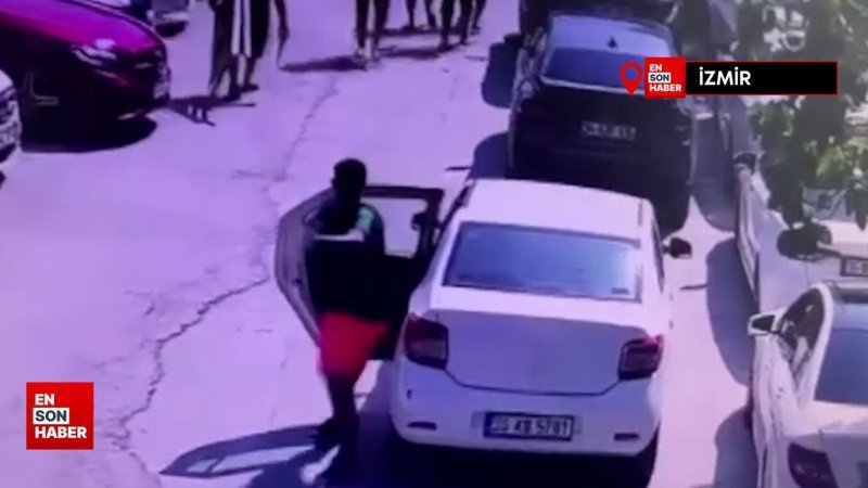 İzmir’de eğlence mekanının kurşunlandığı anlar kamerada