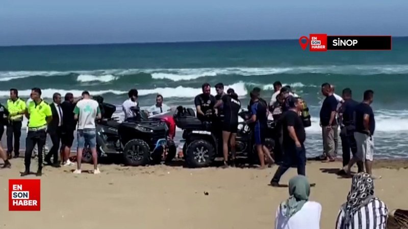 Sinop'ta denizde boğulma tehlikesi geçiren 4 kişilik ailenin son ferdi de hayatını kaybetti