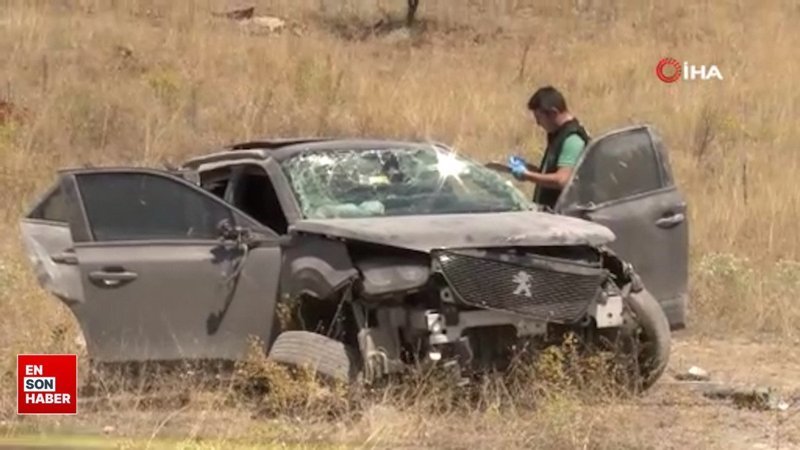 Kayseri'de polisten kaçan uyuşturucu tacirlerinin aracı takla attı