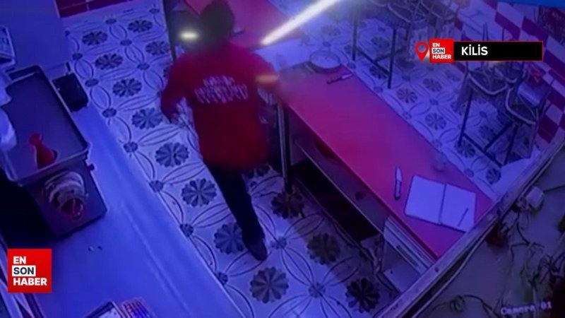 Kilis'te bir kişinin yaralandığı silahlı kavga kameraya yansıdı