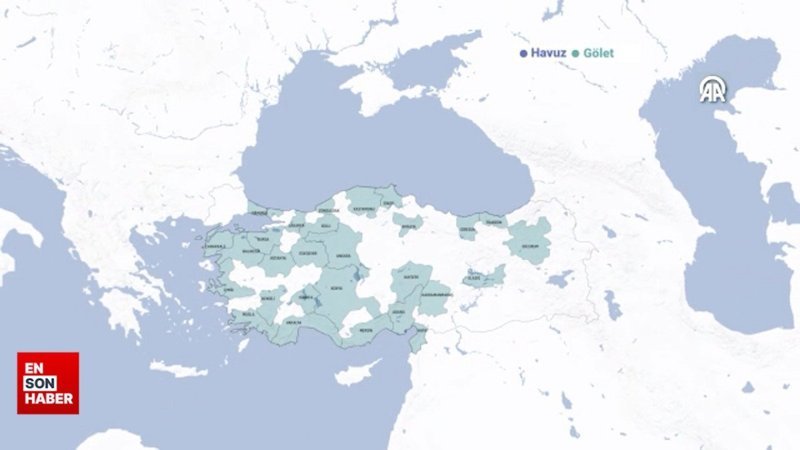 Orman yangınlarıyla mücadelede 4 bin 630 havuz ve gölet imdada yetişiyor
