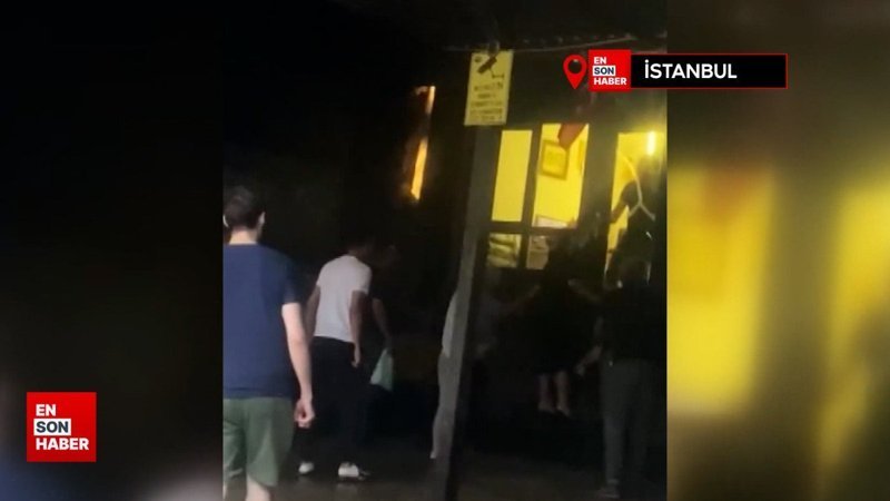 İstanbul'da kadın sürücü, bagaj kapağını sert kapatan oto yıkamacıyla kavga etti