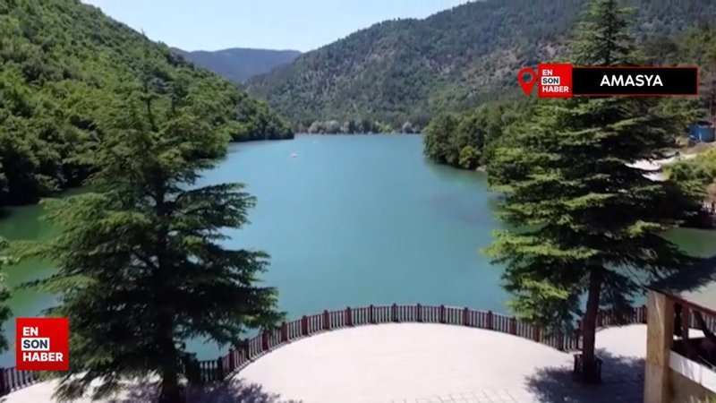 Boraboy Gölü'nün serin havası vatandaşlara yeni rota oluşturdu