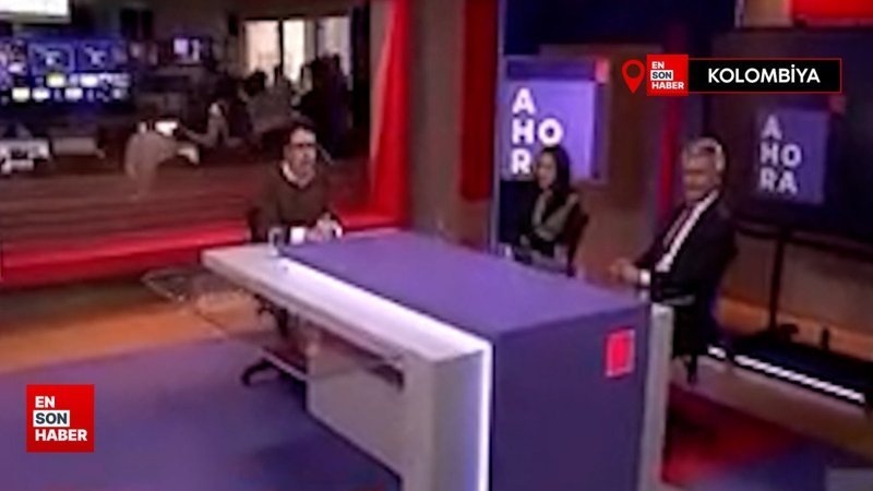 Kolombiya'da canlı yayında 6,3'lük deprem