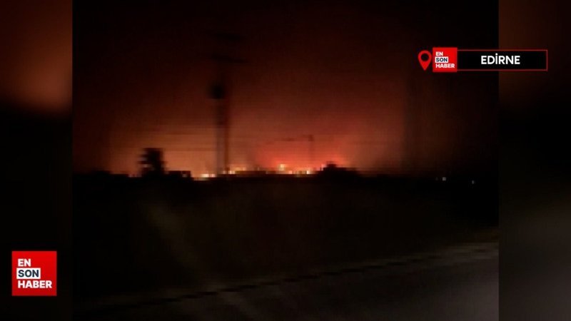 Dedeağaç'ta yangın büyüdü: Yunanistan acil durum ilan etti