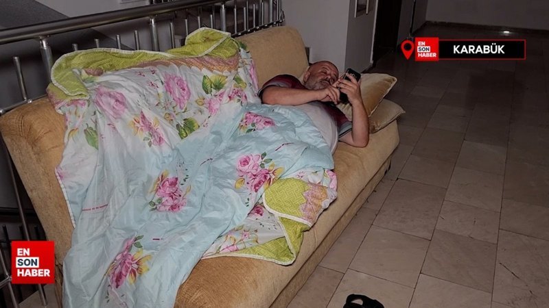 Karabük'te kiracısıyla anlaşamayan ev sahibi sokakta kaldı