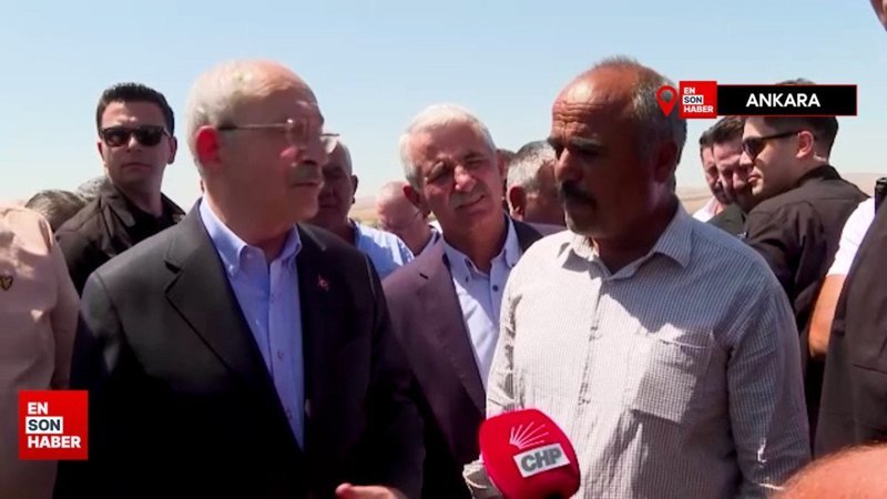 Kılıçdaroğlu, Sincan'da mevsimlik tarım işçileriyle buluştu
