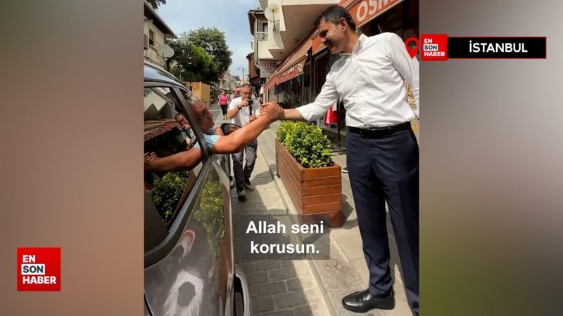 Murat Kurum İstanbul'da vatandaşlarla buluştu