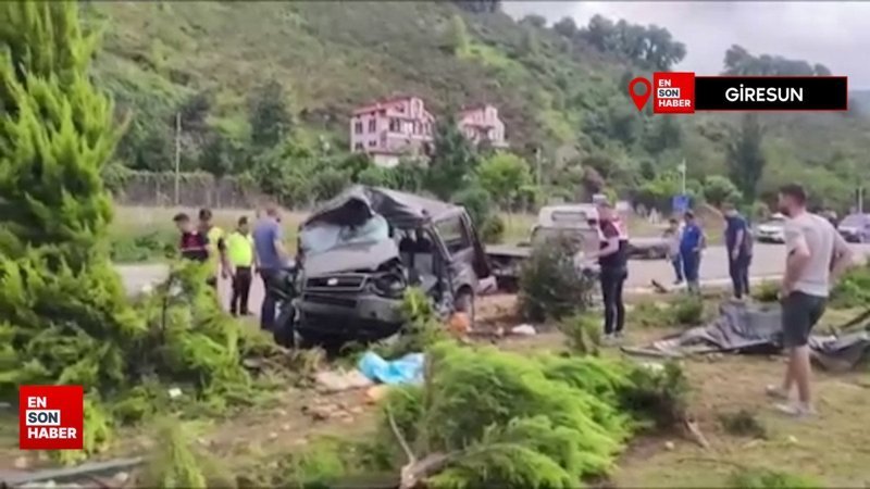 Giresun'da kırmızı ışık kuralına uymadı: 2 kişi yaşamını yitirdi