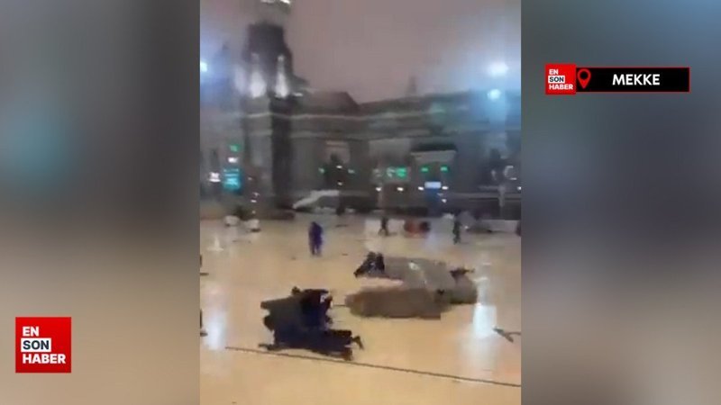 Mekke’de şiddetli fırtına ve sağanak etkili oluyor