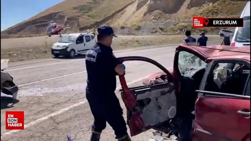 Erzurum-Bayburt karayolunda kaza