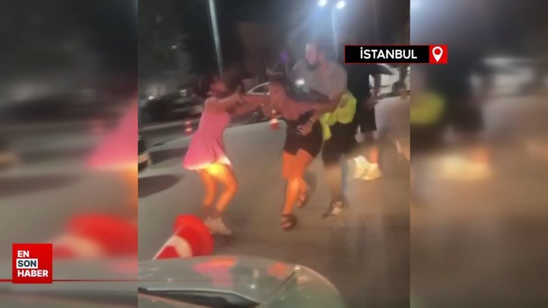 İstanbul'da vale ile yabancı uyruklu kadınlar arasında kavga