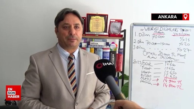 Gelir vergisi tarifesinde düzenleme