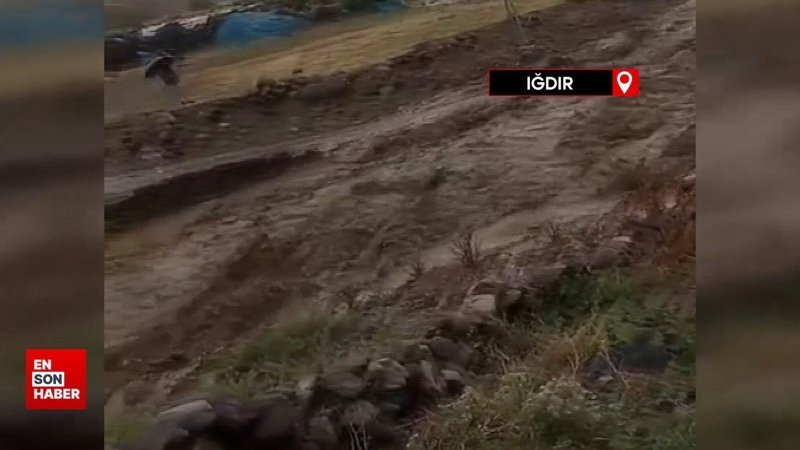 Iğdır’da yağışlar sele neden oldu