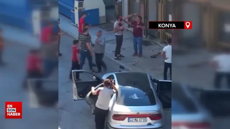 Konya'da amca yeğenin kiralık dükkan kavgasında 8 kişi yaralandı