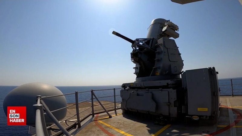 Phalanx Yakın Hava Savunma Sistemi atışlarını başarıyla tamamlandı