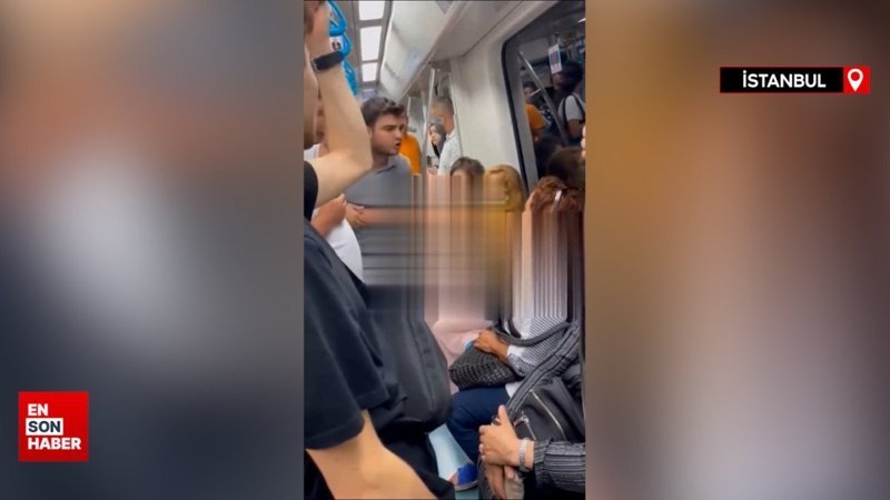 Marmaray'da yanında oturan kadının başörtüsünü açmaya çalıştı: Sert tepki gösterildi