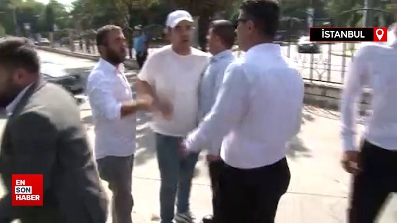 Ekrem İmamoğlu’nun korumalarının vatandaşı darbettiği iddia edildi