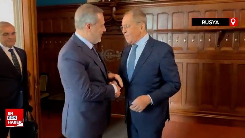 Hakan Fidan Rusya'da: Sergey Lavrov ile görüşmesi başladı